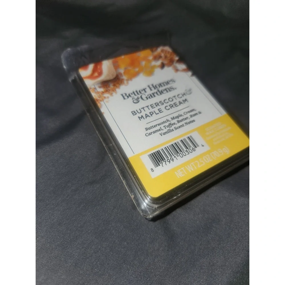 Better Homes and Gardens Scented Fragrance Wax Cubes Butterscotch Maple CreamNEW